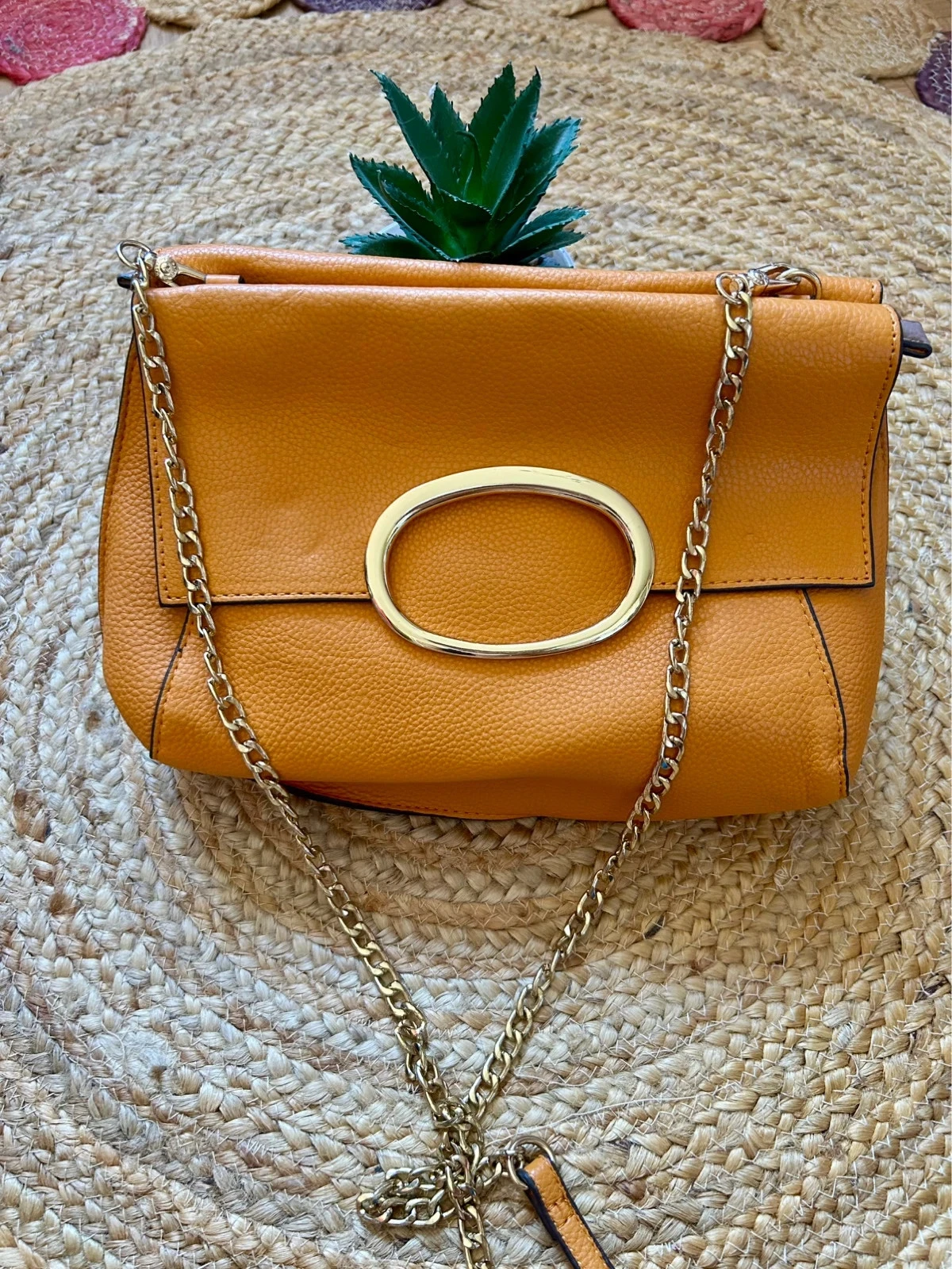 💛🌿Gele okergele bohemien chique schoudertas Crossbody-tas gouden oker🌿💛 – photo 11